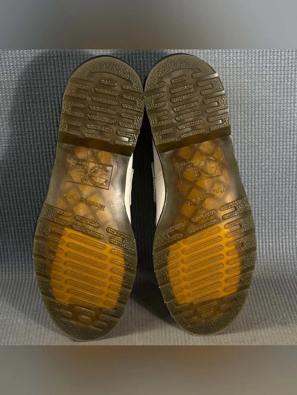 Dr. Martens Adrian Yellow Stitch Leather Tassel Loafers Slip On Women’s Size 12